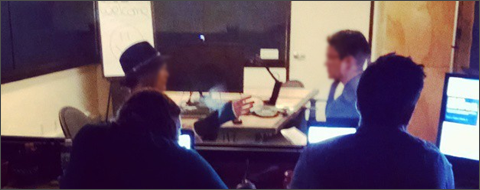 This image shows a user testing session.